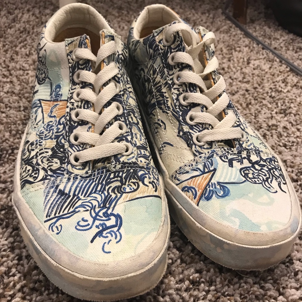 Vans Old Skool Shoes (Van Gogh -Old Vineyard) W7.5